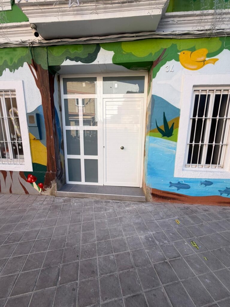 Reforma patio acceso